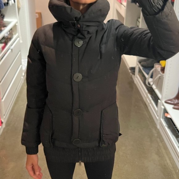 Black Duvet Winter Coat - Picture 4 of 5